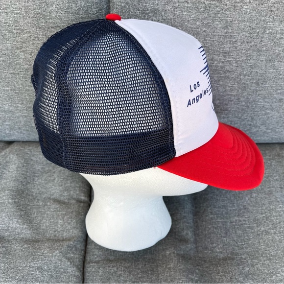 Los Angeles 1984 Olympics Vintage Trucker Snap Back Cap - Picture 4 of 14